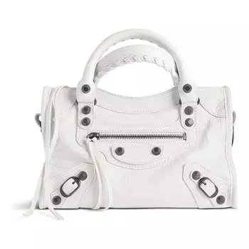 Сумка le city mini bag 'optic white' Balenciaga, белый