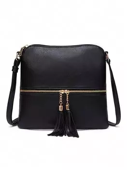 Сумка легкая через плечо, черный