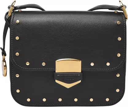 Сумка Lennox Flap Crossbody Fossil, черный