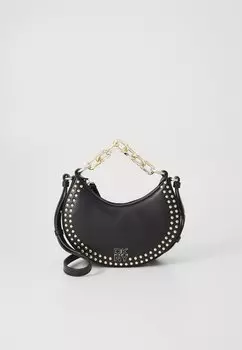 Сумка LES MINI STUDDED CHAIN SHOULDER DKNY, черный