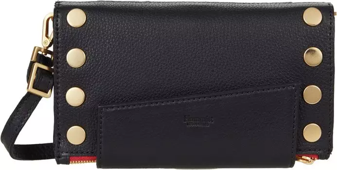 Сумка Levy Hammitt, цвет Black/Brushed Gold/Red Zip