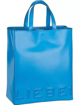 Сумка LIEBESKIND BERLIN Handtasche Paper Bag Logo M, цвет Pool