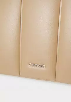 Сумка LINE QUILT SHOULDER BAG Calvin Klein, бежевый