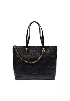 Сумка Liu Jo шоппер с цепочкой, черный