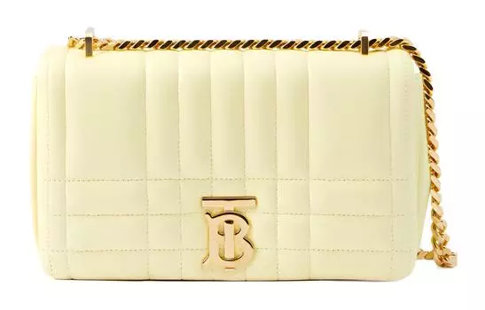 Сумка Loena из овчины, через плечо, маленькая женская сумка, цвет "Cool Lemon" Burberry