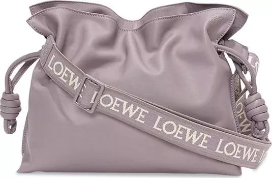 Сумка Loewe Flamenco Clutch Monochrome Bag Pale Aubergine, серый