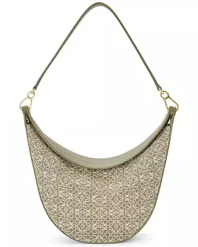 Сумка Loewe Luna Anagram, цвет Green & Avocado Green