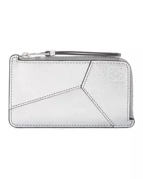 Сумка Loewe Puzzle Coin Cardholder, цвет Silver & Pearl Grey