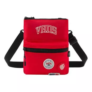 Сумка logo crossbody bag 'red black' Vans, красный