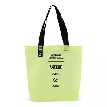 Сумка logo printed pvc tote bag 'green black' Vans, зеленый