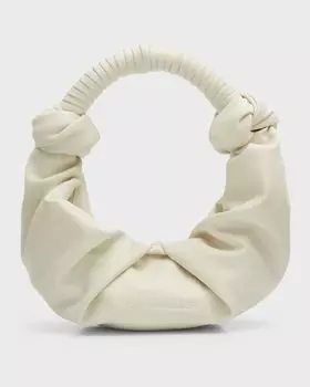 Сумка Lopsy из искусственной кожи со сборками и верхней ручкой SIMONMILLER, цвет Macadamia