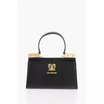 Сумка LOVE из искусственной кожи с 2 отделениями и съемной ручкой Moschino, Black