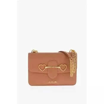 Сумка LOVE из искусственной кожи с цепочкой на плечо Moschino, Brown
