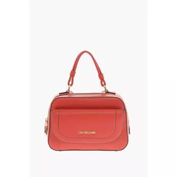 Сумка LOVE из искусственной кожи с видимой строчкой Moschino, Red