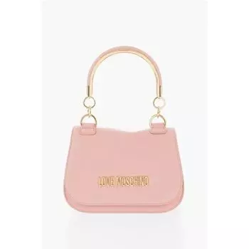 Сумка LOVE из искусственной кожи с золотой ручкой и съемным S-образным вырезом Moschino, Multicolor