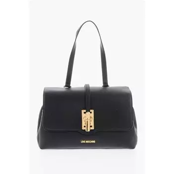 Сумка LOVE из искусственной кожи со съемным плечевым ремнем Moschino, черный