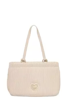 Сумка Love Moschino Handtasche Borsa Pleated, цвет Avorio
