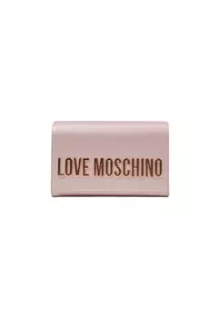Сумка Love Moschino с логотипом, розовый