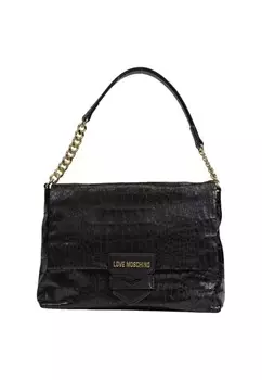 Сумка Love Moschino с тиснением, черный