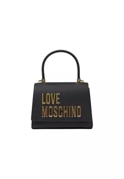 Сумка Love Moschino сэтчел с логотипом, черный