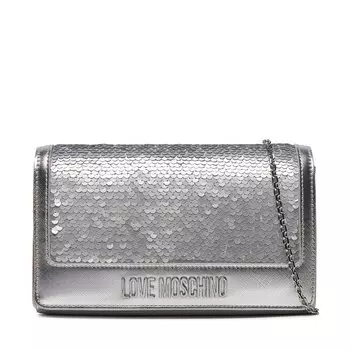 Сумка LOVE MOSCHINO, серебро