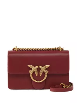 Сумка Love One через плечо PINKO, коричневый