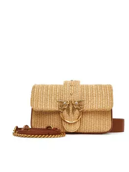 Сумка Love One Mini Slouchy Fl PE 25 PLTT 104340 A2CF Pinko, бежевый
