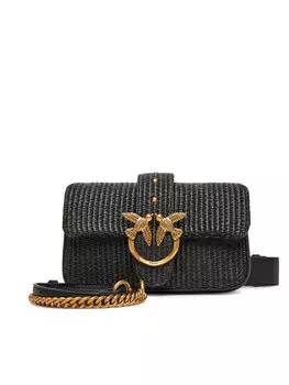 Сумка Love One Mini Slouchy Fl PE 25 PLTT 104340 A2CF Pinko, черный