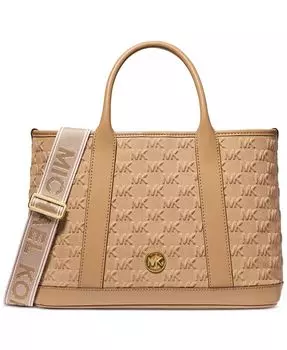 Сумка Luisa с логотипом среднего размера Michael Kors, зеленый