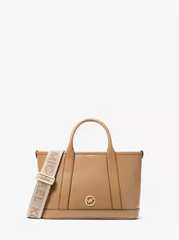 Сумка Luisa Small из шагреневой кожи Michael Kors, коричневый