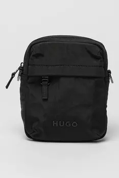 Сумка Luka с логотипом на ремешке Hugo, черный