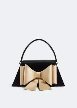 Сумка Mach & Mach Le Cadeau Satin Bow Handbag, черный