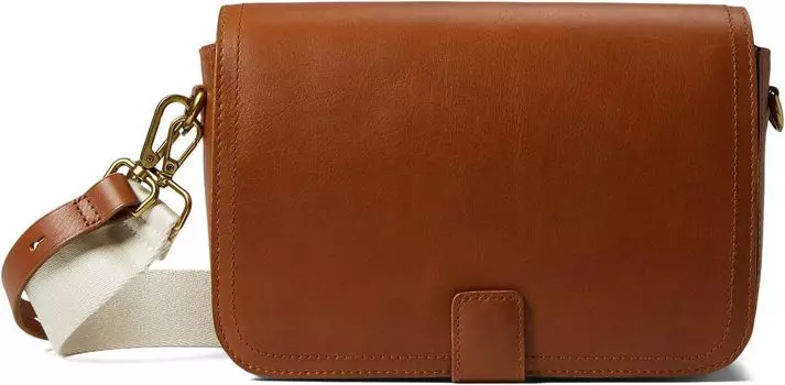 Сумка Madewell The Transport Flap Shoulder Bag, цвет English Saddle
