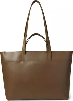 Сумка Madewell The Zip-Top Essential Tote in Leather, цвет Burnt Olive