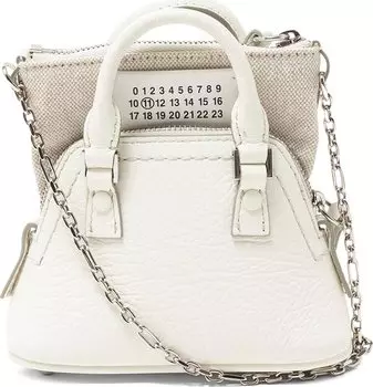 Сумка Maison Margiela 5AC Micro Shoulder Bag White, белый