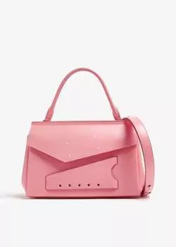Сумка Maison Margiela Snatched Small Top Handle, розовый
