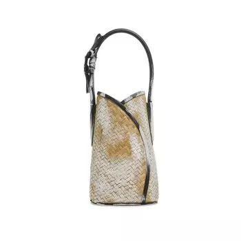 Сумка Maison Margiela Vertical Fortune Bag, цвет Natural/Black/White