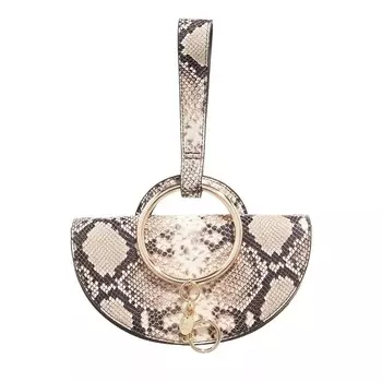 Сумка mara в форме полумесяца See By Chlo, бежевый