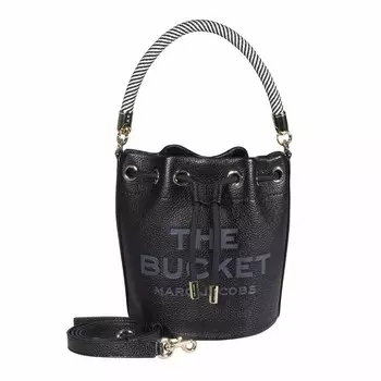Сумка Marc Jacobs The Leather Bucket, черный