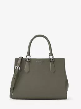 Сумка Marilyn среднего размера из сафьяновой кожи Michael Kors, зеленый