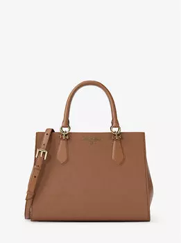 Сумка Marilyn среднего размера из сафьяновой кожи Michael Kors, коричневый