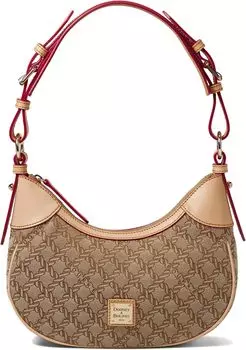 Сумка Maritime Small Hobo Dooney & Bourke, коричневый