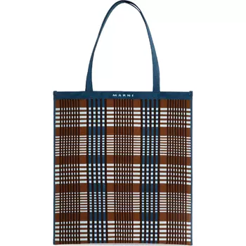 Сумка Marni Flat, синий/черный