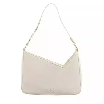 Сумка mel shoulder bag r. open Hugo, бежевый
