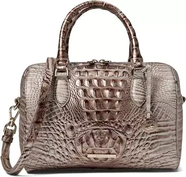 Сумка Melbourne Stacy Satchel Brahmin, цвет Silver Lining