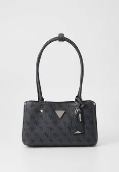 Сумка MERIDIAN SHOULDER SATCHEL Guess, темно-серый