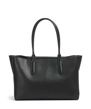 Сумка Meridiana l из кожи с мелким зерном Furla, черный