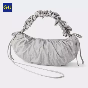 Сумка-мешок GU со складками, черный