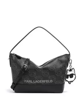 Сумка-Мешок K/Ikonik mono из искусственной кожи Karl Lagerfeld, черный