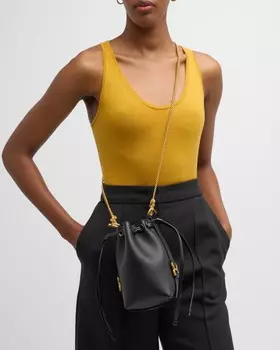 Сумка-мешок Marcie из зернистой кожи с цепочкой Chloe